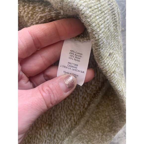 J.Crew Womens Cowl neck Size Medium Two Tone Wool Blend Sweater - Picture 14 of 14